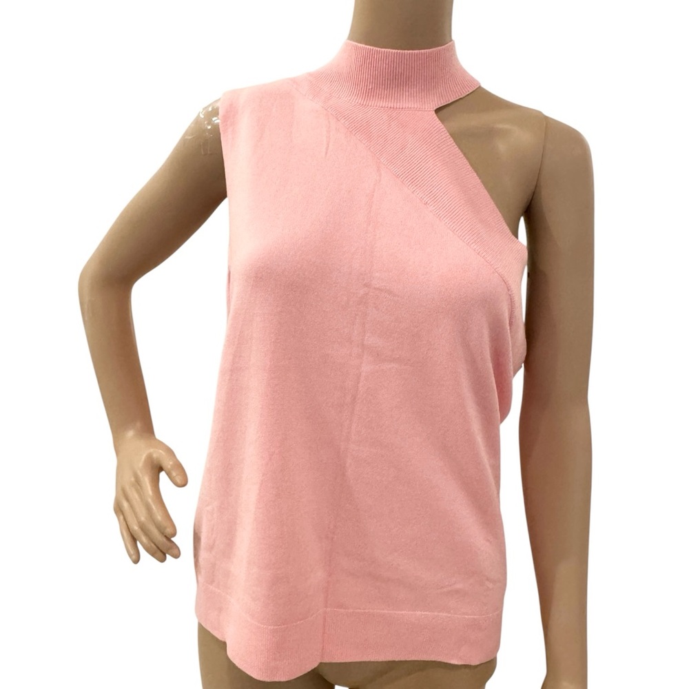 525 Pink One Shoulder Top
